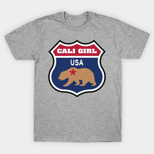 Cali Girl (Interstate USA) T-Shirt by CaliKringle